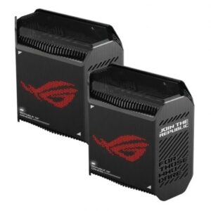 asus rog rapture gt6 pack 2 unidades router wifi mesh ax10000 tri banda mu mimo color negro