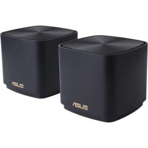 asus zenwifi xd4 plus pack de 2 sistemas wifi mesh ax1800 color negro