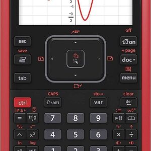 texas instruments ti nspire cx ii t cas calculadora grafica pantalla retroiluminada a color 320x240px software compatible con pc/mac sistema de algebra computacional color negro/rojo