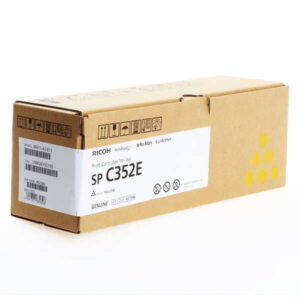 ricoh sp c352e amarillo cartucho de toner original 407386/408218/sp c352e