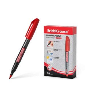 erichkrause marcador permanente p 70 punta de bala de 1.0mm resistente al agua y a la luz color rojo