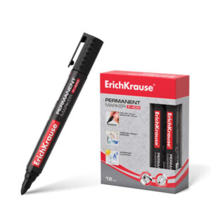 erichkrause marcador permanente p 400 punta en forma de bala resistente a multiples superficies color negro