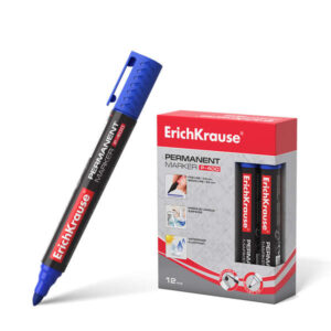 erichkrause marcador permanente p 400 punta en forma de bala resistente a multiples superficies color azul