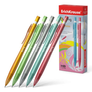 erichkrause spring portaminas 0.7mm hb goma de borrar para minas 0.7mm colores surtidos