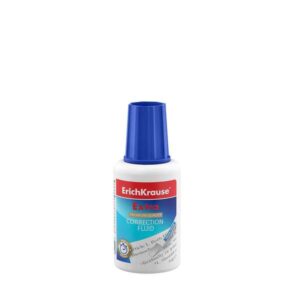erichkrause extra corrector liquido con esponja 20gr secado rapido eficiente y economico color blanco