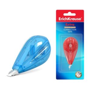 erichkrause extra cinta correctora 5mmx6m ideal para correccion rapida y segura secado inmediato colores surtidos aleatorios
