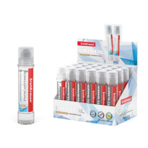 erichkrause crystal pegamento de oficina de alta transparencia aplicador de silicona suave no toxico resistente al frio color transparente