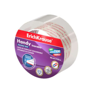 erichkrause handy cinta precinto 48mmx50m resistente y duradera transparente