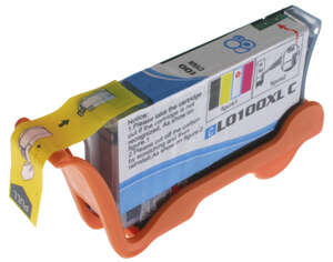 lexmark 100xl cyan cartucho de tinta generico reemplaza 14n1069e/14n1093e/14n0900e/14n0920e