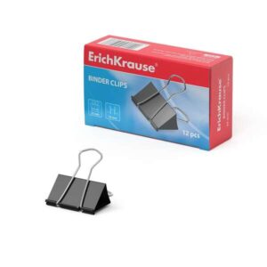 erichkrause pinzas para papeles alambre de acero de alta calidad resistencia mejorada capacidad hasta 110 hojas resistente a la corrosion color metalico