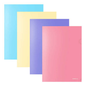 erichkrause dossiers uñero fizzy pastel a4 opaco color surtido
