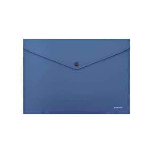 erichkrause fizzy classic sobre portadocumentos a4 fabricado en plastico opaco textura rugosa color azul