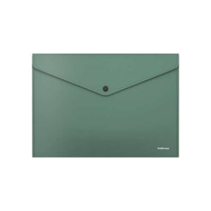 erichkrause fizzy classic sobre portadocumentos a4 fabricado en plastico opaco textura rugosa color verde