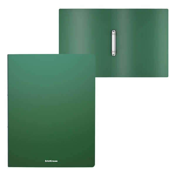 erichkrause carpetas anillas matt classic 2 anillas de 24mm tamaño a4 color verde