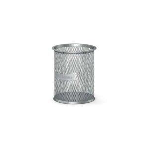 erichkrause compass classic portalapices redondo 90х100mm base redonda de acero inoxidable diseño moderno y elegante color plata