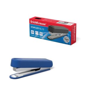 erichkrause grapadora №10 hasta 15 hojas plastico resistente a golpes mecanismo de acero capacidad 50 grapas garantia 2 años varios colores/diseños disponibles