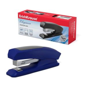 erichkrause grapadora elegance half strip resistente a golpes mecanismo de acero 2 tipos de engrapado color variado