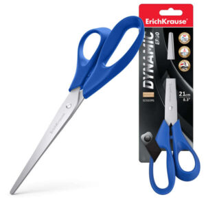erichkrause dynamic tijeras de acero inoxidable 21cm afilado doble avanzado resistente a la corrosion mangos ergonomicos colores aleatorios