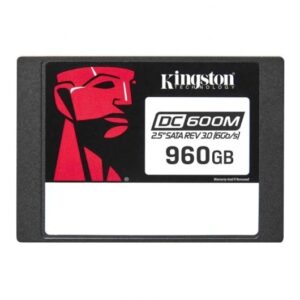 kingston data center dc600m disco duro solido ssd 2.5" 960gb enterprise sata 3.0 uso mixto