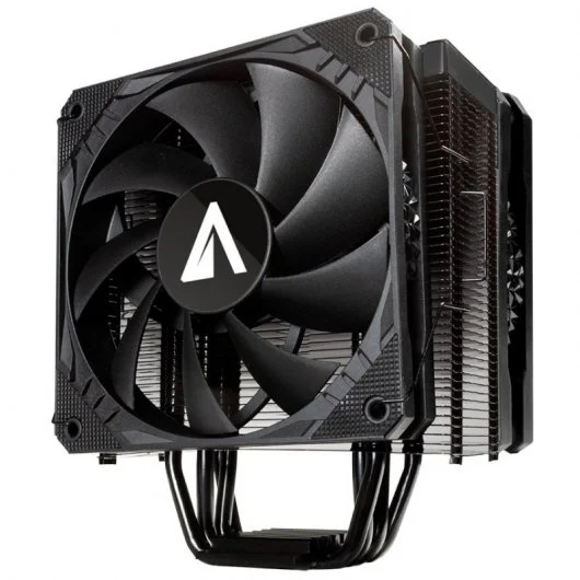 abysm gaming snow iv ventilador cpu 120mm con disipador 4 heatpipes velocidad max. 1600rpm color negro