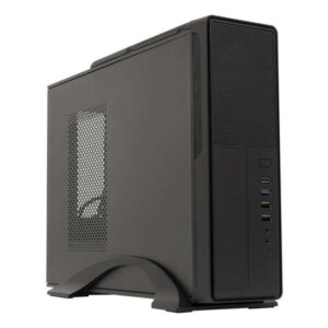 unykach uk2010se caja torre microatx fuente de alimentacion 450w incluida tamaño disco soportado 3.5", 2.5" usb a 3.2, usb c 3.2 y audio