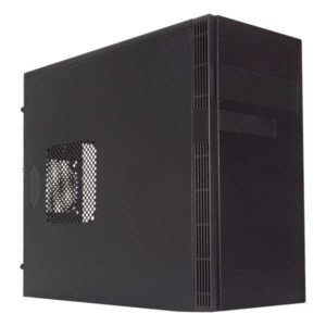 unykach grey rain caja microatx evo fuente de alimentacion 500w incluida tamaño disco soportado 3.5", 2.5" usb a 2.0/3.2 y audio