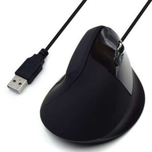 ewent raton ergonomico vertical usb 1800dpi 5 botones uso diestro cable de 1.23m color negro