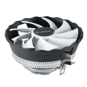 unykach jotun df 120 white disipador compacto cpu 120mm perfil bajo velocidad max. 1600rpm color blanco/negro