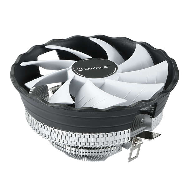 unykach jotun df 120 white disipador compacto cpu 120mm perfil bajo velocidad max. 1600rpm color blanco/negro