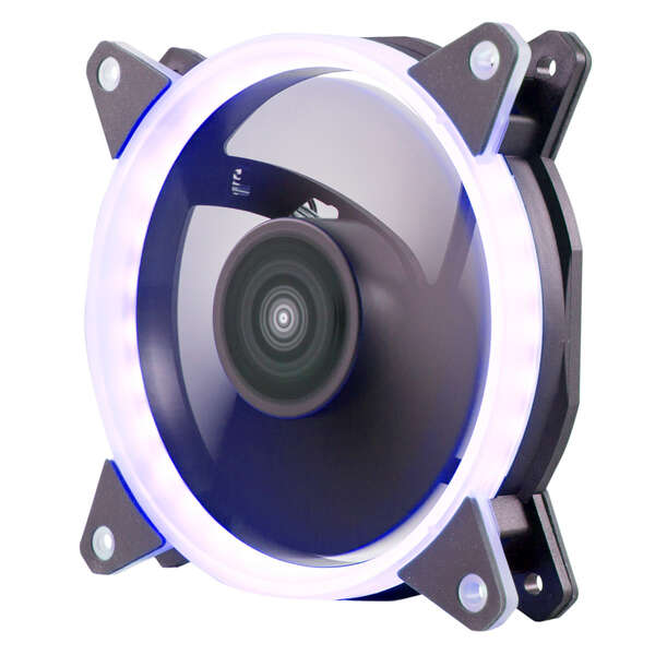 unykach candy 20 blue ventilador 120mm con iluminacion azul velocidad max. 1400rpm color negro