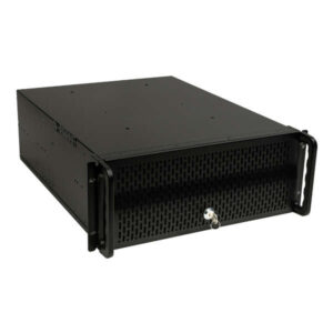 unykach uk4129 caja rack 4u 19" tamaños de disco soportados 3.5" filtro frontal antipolvo cierre de llave usb a 2.0 color negro
