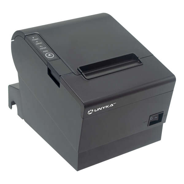 unykach pos5 impresora termica de recibos velocidad 230mm/s usb, rj 45, rj 12 y rj11