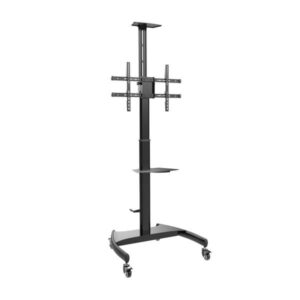 aisens soporte de suelo para tv/monitor de 37" a 70" max 50kg ajustable en altura movimiento horizontal y vertical
