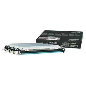 lexmark c734x24g pack de 4 unidades de tambor de imagen original negro, cian, amarillo y magenta c734x24g