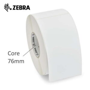 zebra z perform 1000d pack de 6 rollos de etiquetas termicas originales 76x25mm adhesivo permanente 5.180 unidades x rollo 880738 025
