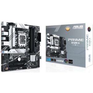 asus prime b760m a csm placa base intel lga1700 4x ddr5 hdmi, m.2, pcie4.0, 4x sata iii, usb 3.2, microatx