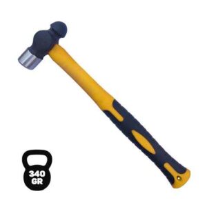 blim martillo de bola peso 340 gr cabeza de acero forjado mango de fibra de vidrio color negro