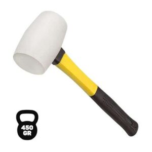 blim mazo para trabajos delicados peso 450 g cabeza de caucho mango de fibra color blanco