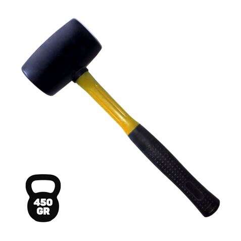 blim mazo para trabajos delicados peso 450g cabeza de caucho mango de fibra color negro