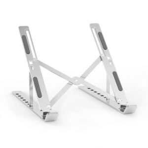 aisens soporte de sobremesa ajustable para portatil / tablet color plata