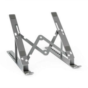 aisens soporte de sobremesa ajustable para portatil / tablet color gris