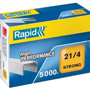 rapid caja de 5000 grapas 21/4 alambre reforzado galvanizado patilla de 4mm