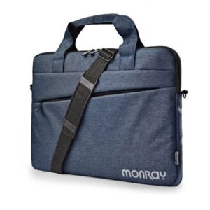 ngs monray charter maletin para portatil hasta 15.6" compartimento acolchado bolsillos exteriores cierre de cremallera bandolera