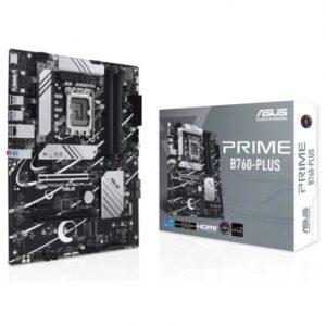 asus prime b760 plus placa base intel 1700 hdmi, vga, pcie 5.0, m2, 4x sata iii, usb 2.0, 3.2, rj 45, displayport