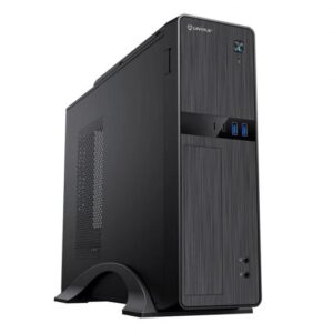 unykach uk52112 caja torre microatx + fuente de alimentacion sfx 450w tamaño disco soportado 3.5", 2.5" usb a 3.2, usb c y audio