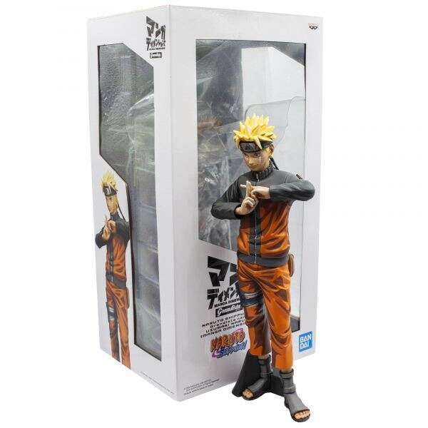 banpresto grandista naruto shippuden naruto uzumaki figura de coleccion altura 27cm aprox. fabricada en pvc y abs