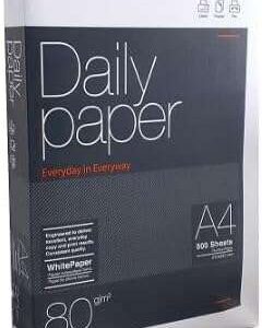 daily paper papel a4 80gr. 210x297mm (500 hojas) blanco