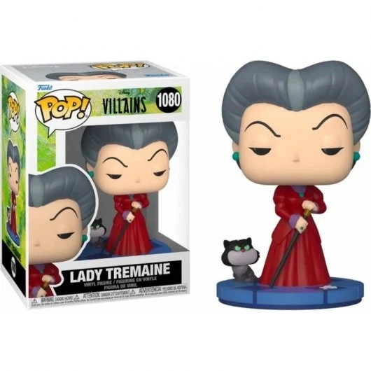 funko pop disney villanos lady tremaine la madrastra figura de vinilo altura 12cm aprox.