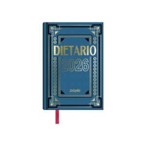 dohe dietario anual octavo dia pagina fabricado en geltex con carton contracolado tamaño 11.5x16.6cm colores surtidos aleatorios