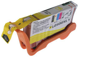 lexmark 100xl amarillo cartucho de tinta generico reemplaza 14n1071e/14n1095e/14n0902e/14n0922e